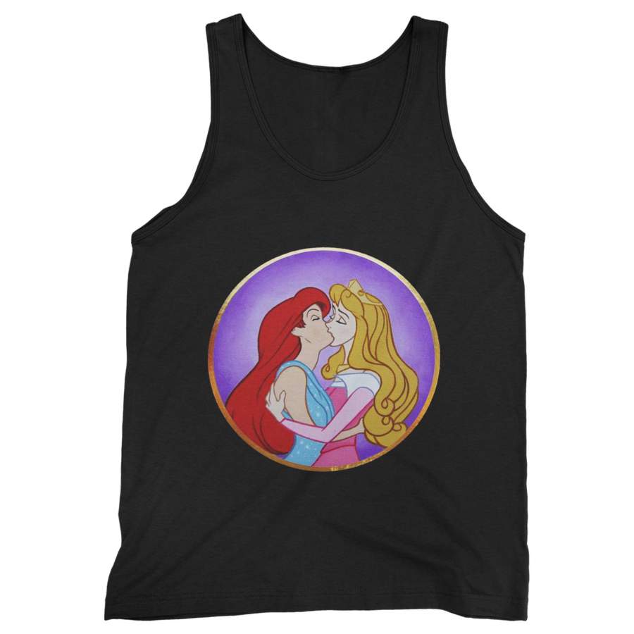 Gay Pride Princeses Man’s Tank Top