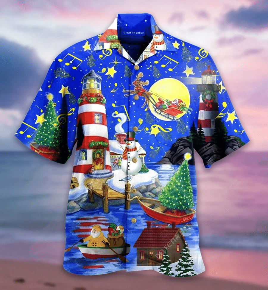 Christmas Sky Hawaiian Shirt  Unisex  Adult  Hw2177
