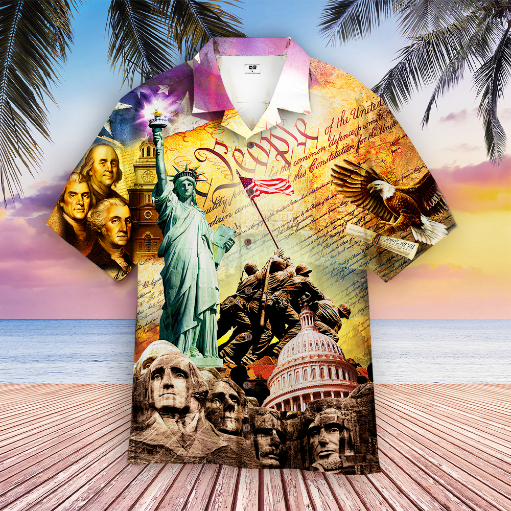 Of July God Bless America Hawaii Shirt For Men And Women Ha77623