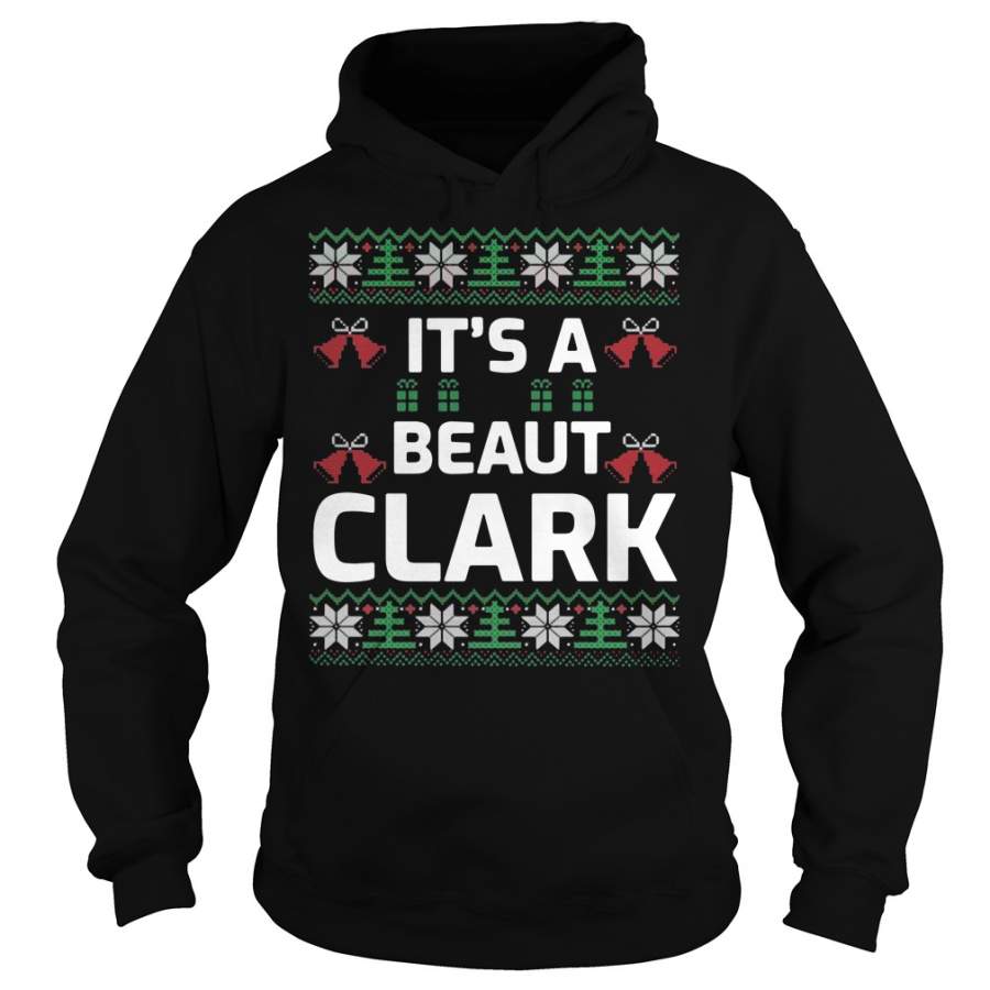 It’s Beaut Clark Christmas ugly sweater Hoodie
