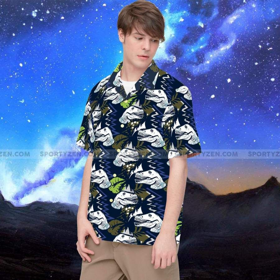 Hawaii Aloha Shirts Dinosaurs Ha24849