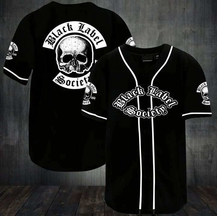 Black Label Society Baseball Tee Jersey Shirt Unisex Men Women