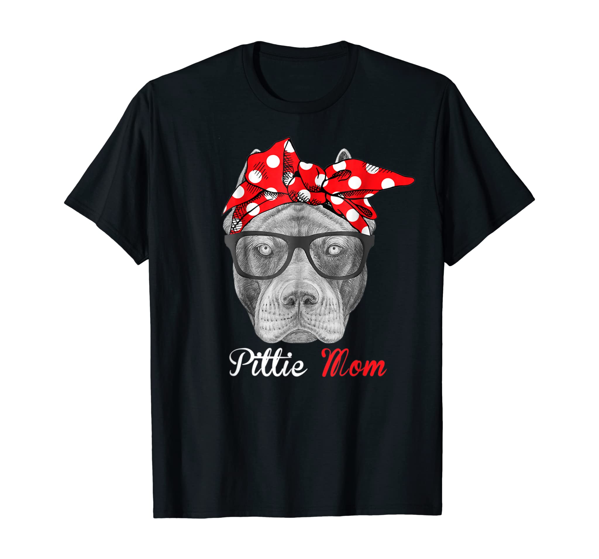 Pittie Mom Shirt for Pitbull Dog Lovers-Mothers Day Gift