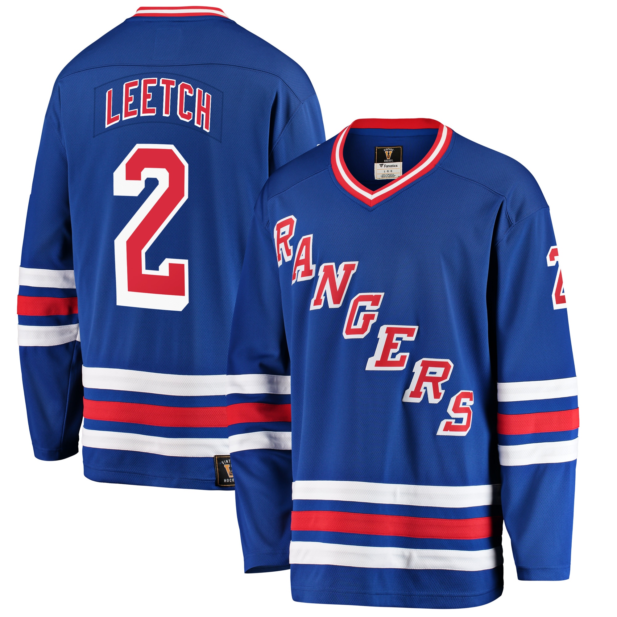 Men's New York Rangers Brian Leetch Blue Premier Breakaway Retired Player Jersey