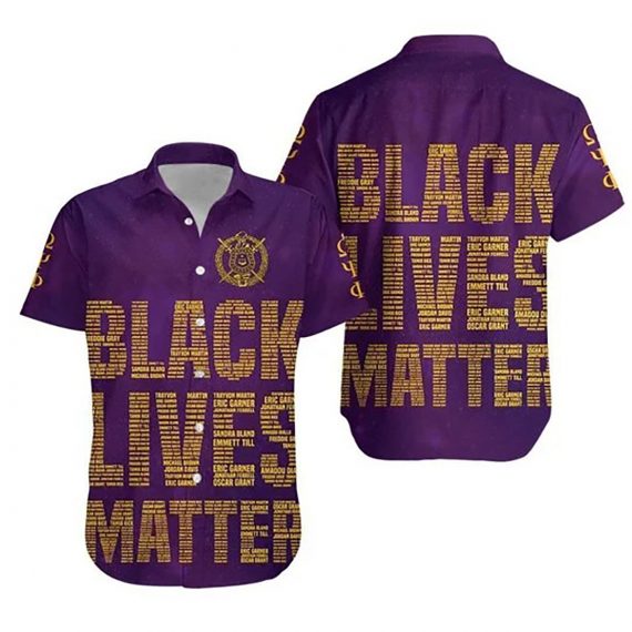 Omega Psi Phi Fraternity Black Lives Matter Hawaiian Shirt Aloha Beach Holiday Ha32252