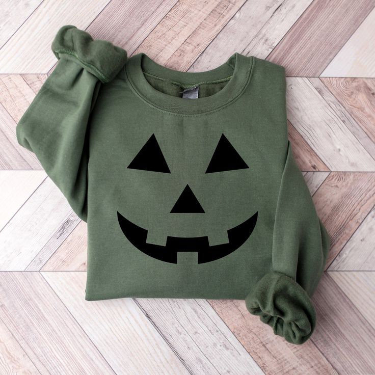 Sweater Season, Autumn Sweatshirt, Fall Shirt, Pumpkin, Halloween Sweater, Ghost Trick or Treat, lantern face .