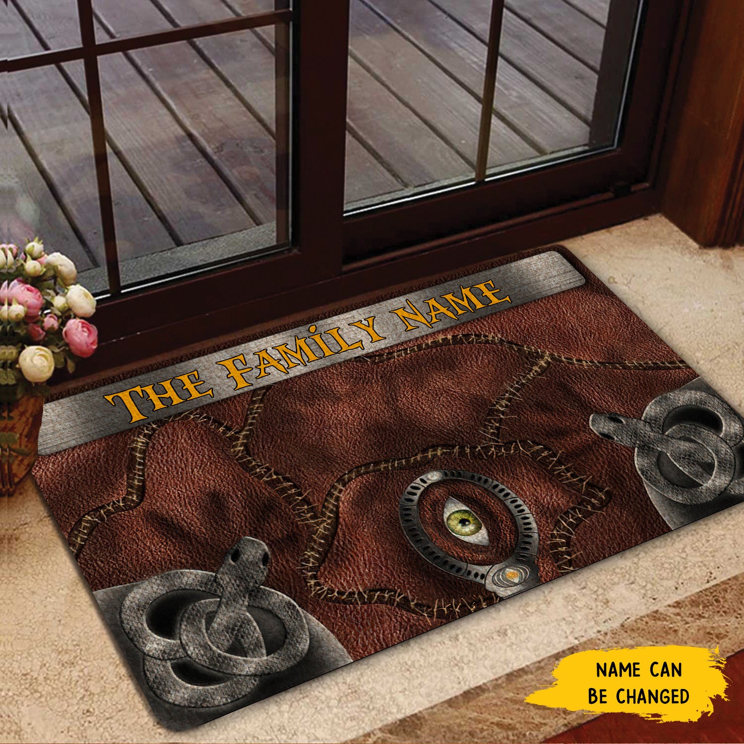 89Customized Spellbook 3D Personalized Doormat