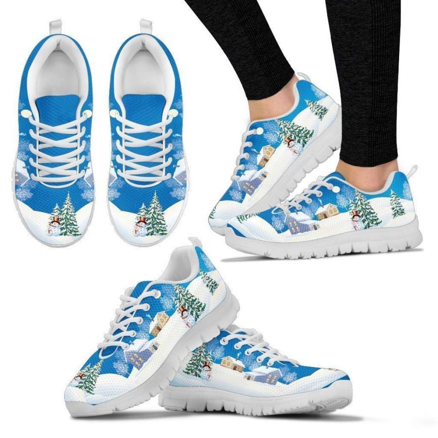 White Christmas Women’s Sneakers