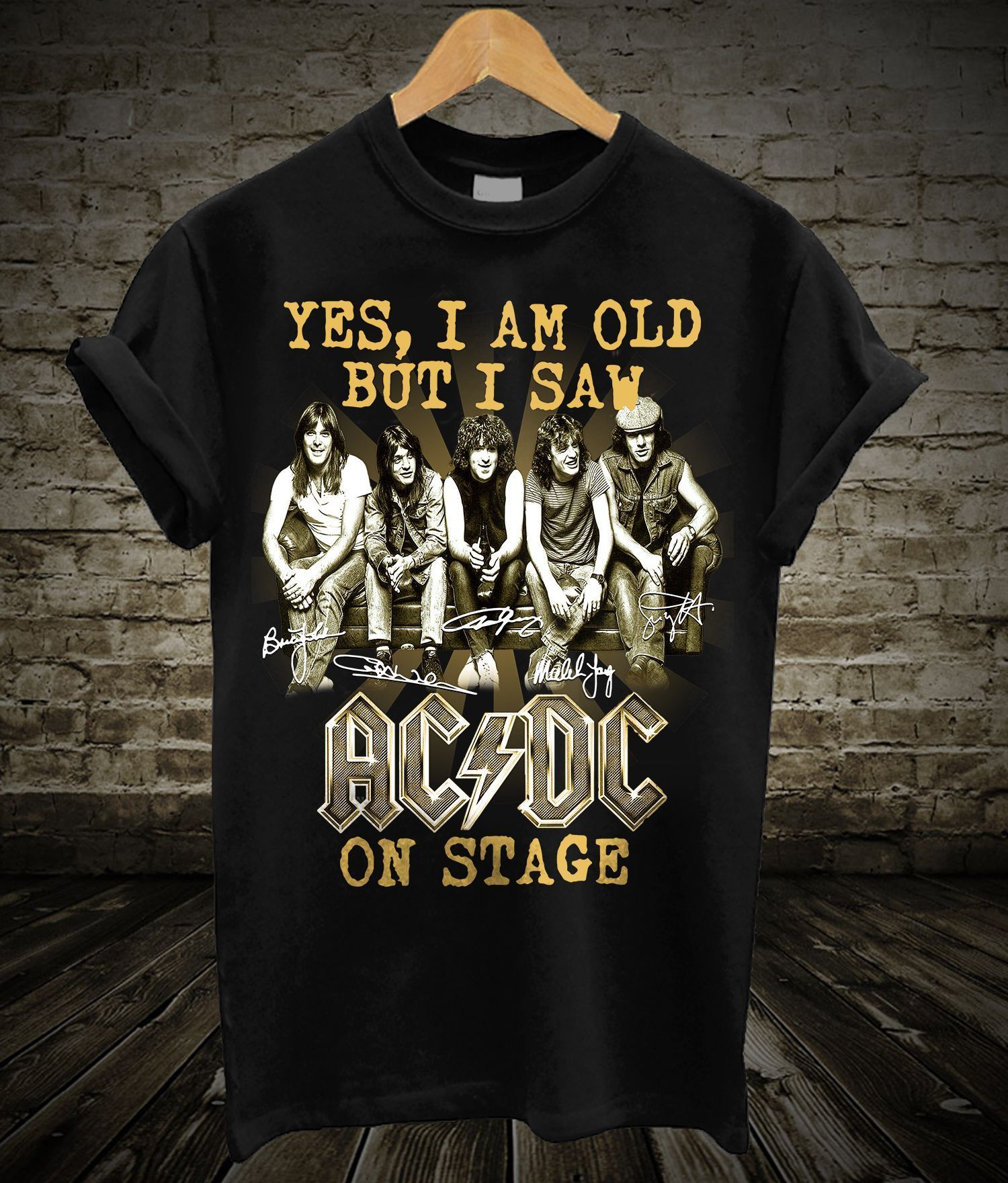 Ac/Dc Shirts, Ac/Dc Band Shirt, T-Shirt 2D – Nv166