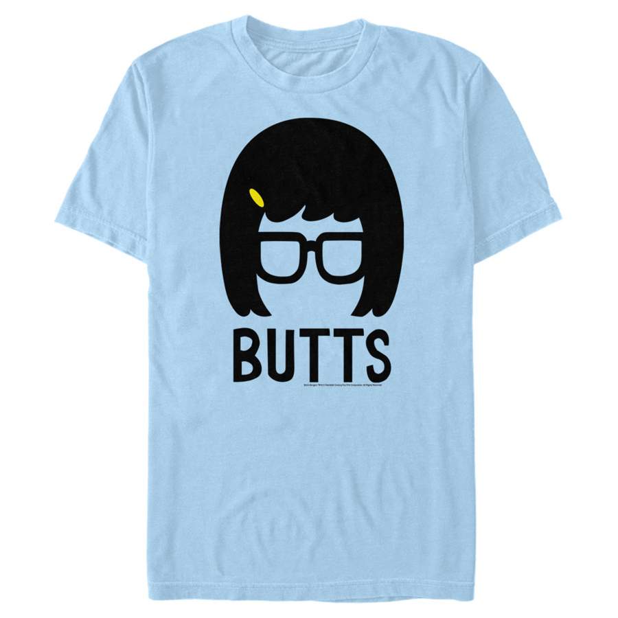 Bob’s Burgers Men’s Tina Butts Silhouette  T Shirt