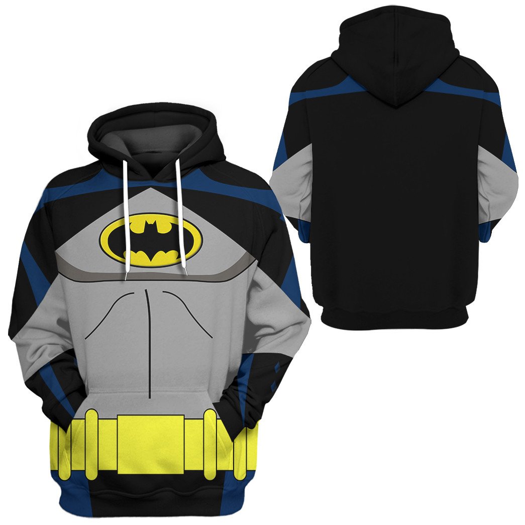 Unifinz Batman Hoodie Batman The Animated Series Suit Costume Hoodie Batman Shirt 2022