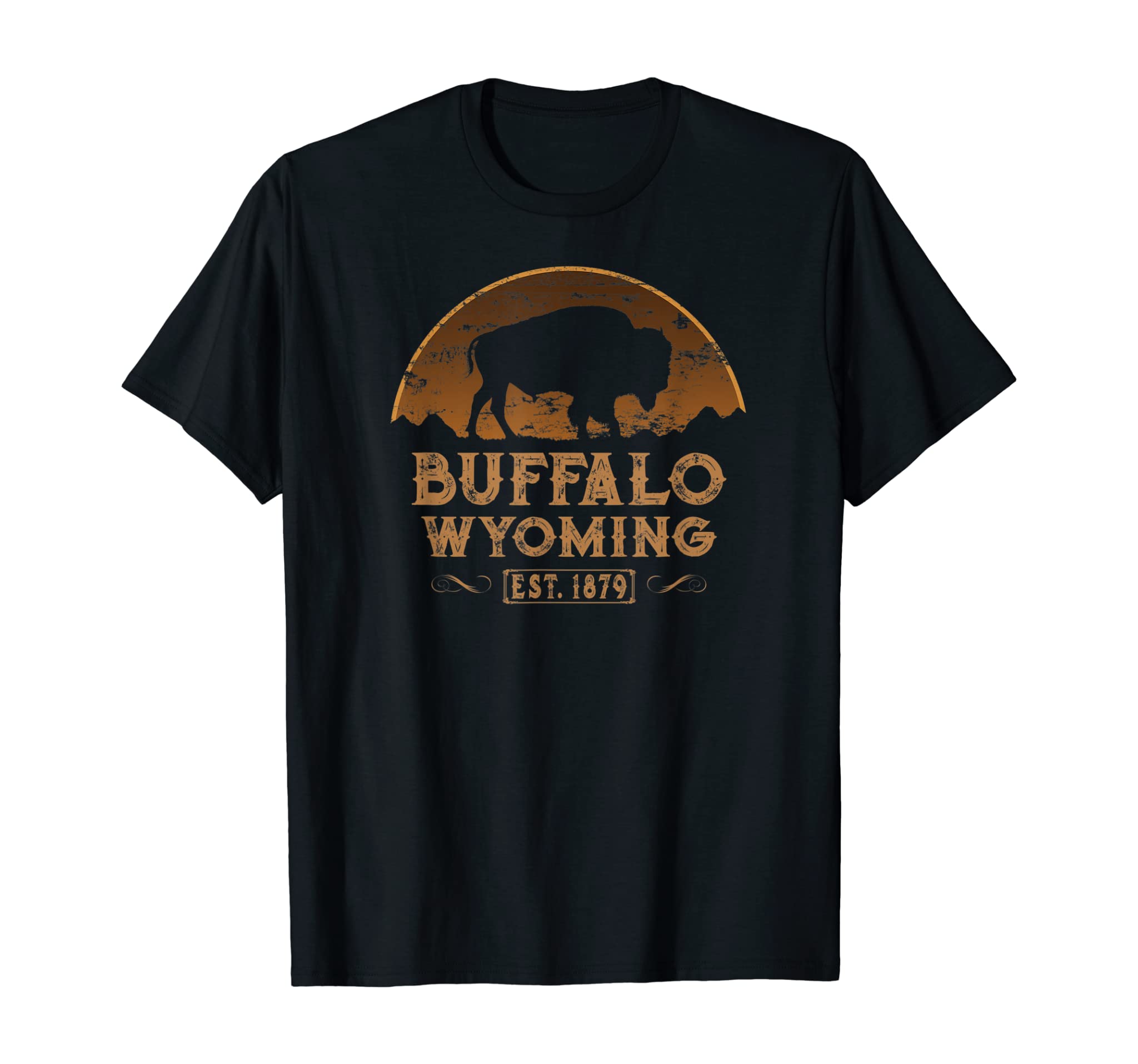 Buffalo Wyoming Wild West Gift T-Shirt