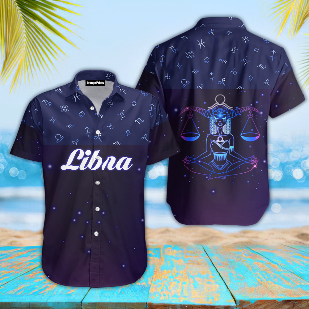 Libra Zodiac Hawaii Shirt For Men Women Ha6150