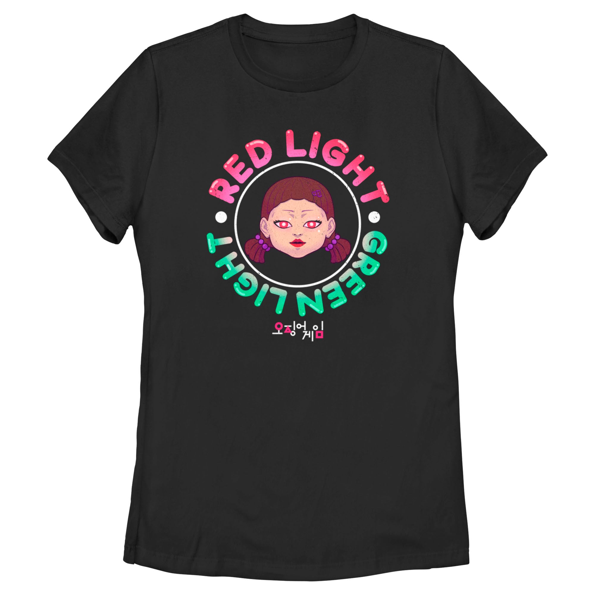 Squid Game Women’S Red Light Green Light Doll  T-Shirt