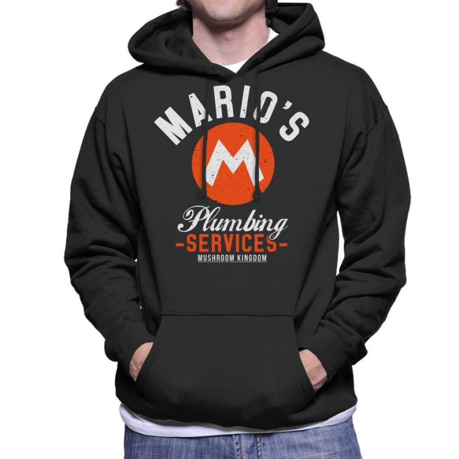 Academies Marios Plumbing Services Men’s Hooded Sweatshirt