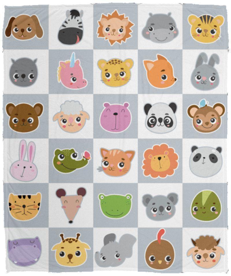 Wild Animals Fleece Blanket