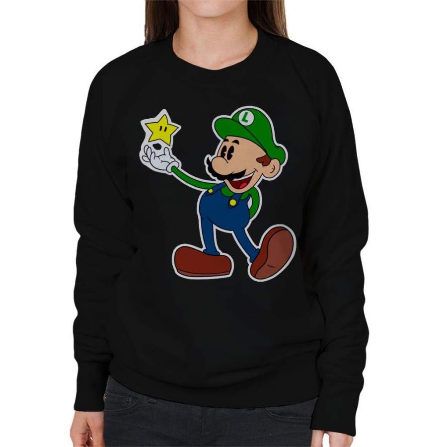 Super Mario Luigi My Star Women’s Sweatshirt