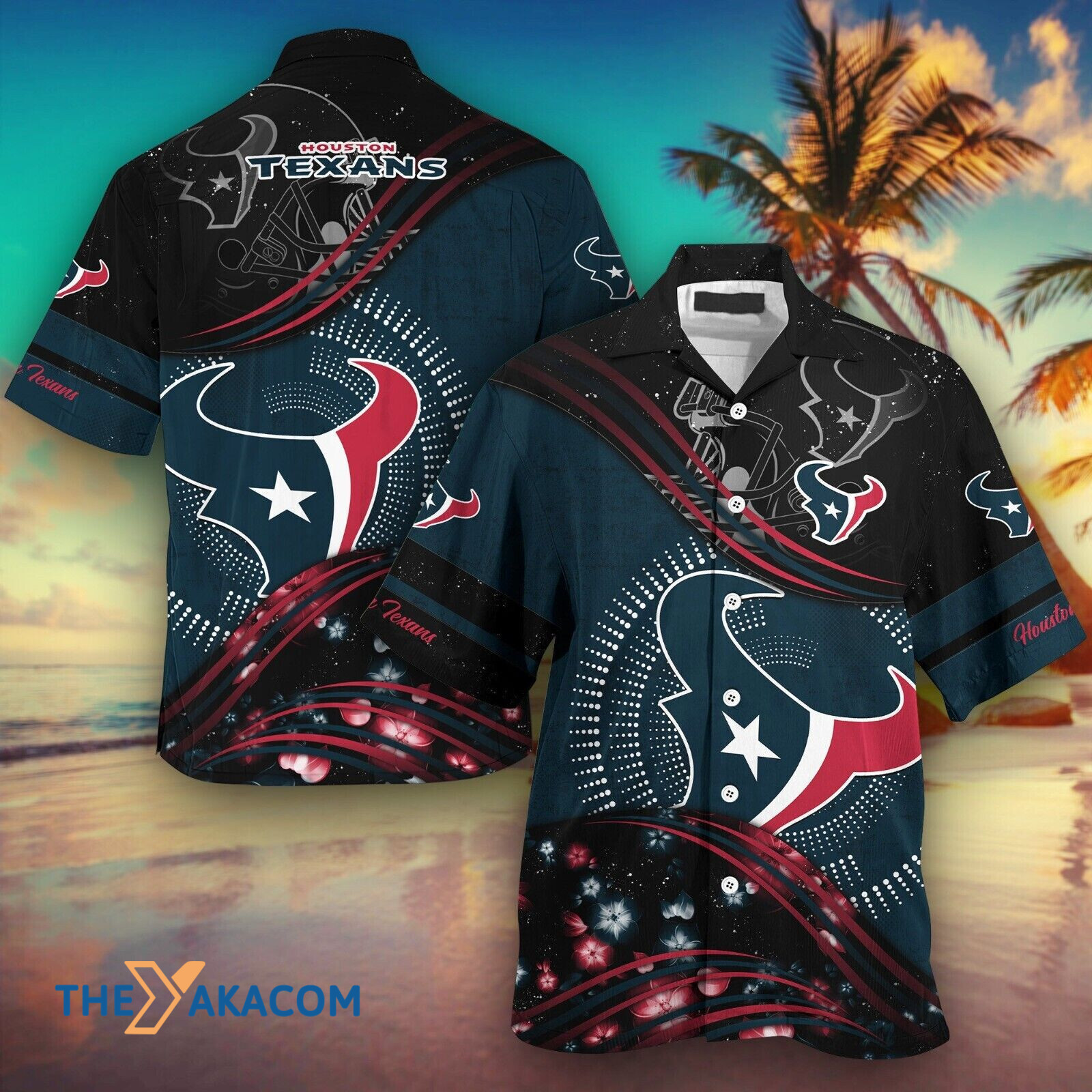 Houston Texans Rugby Cap Great Nfl Gift For Fan Short Sleeve Hawaii Shirt Ha60003