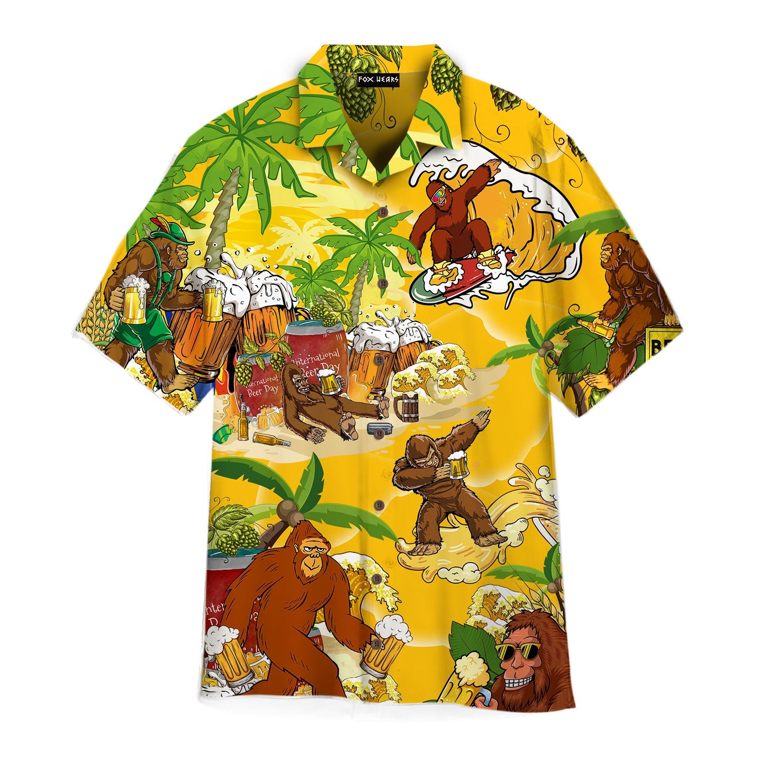 Tropical Monkey Hawaiian Shirt – For Men And Women – KreamShirt