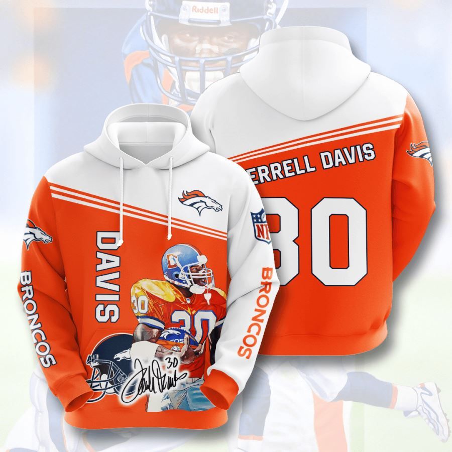 Denver Broncos No566 Custom Hoodie 3D