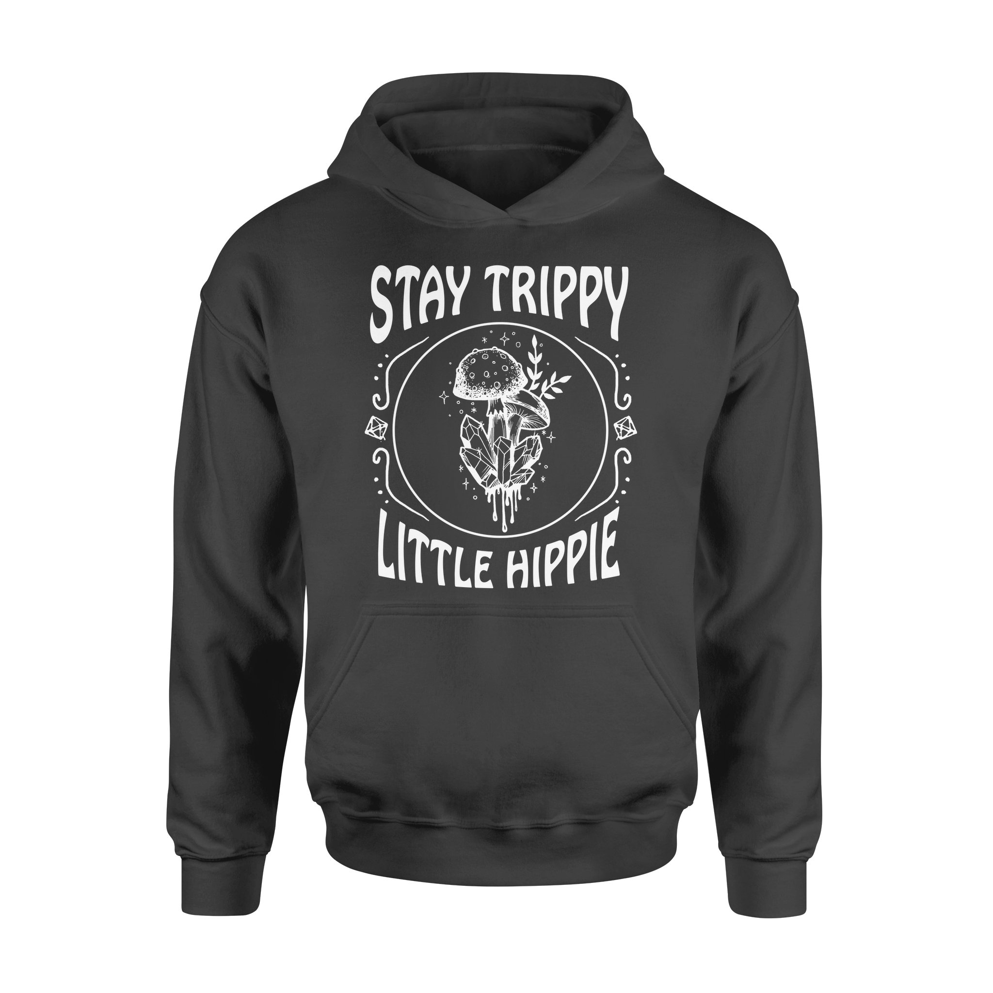 Stay Trippy Little Hippie – Premium Hoodie