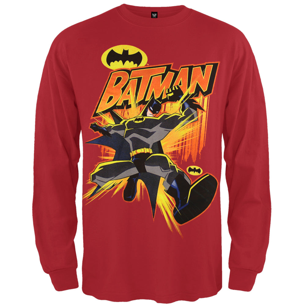 Batman – Jump Action Youth Long Sleeve T-Shirt