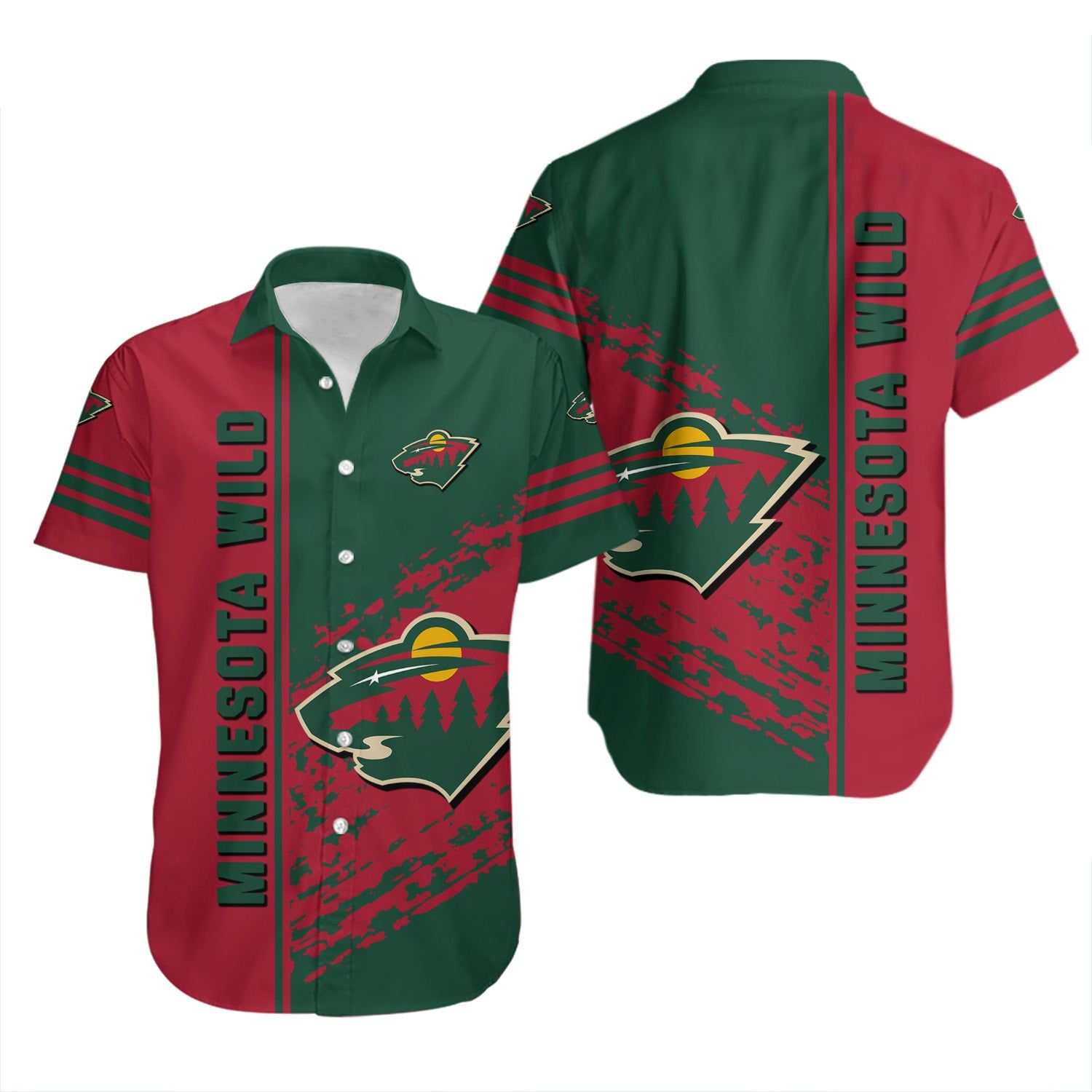 Minnesota Wild Hawaiian Shirt Quarter Style – Nhl