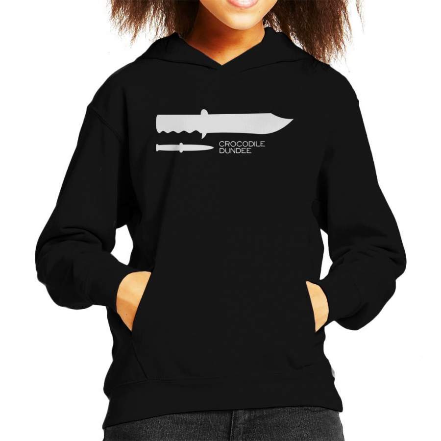 Crocodile Dundee Minimal Kid’s Hooded Sweatshirt