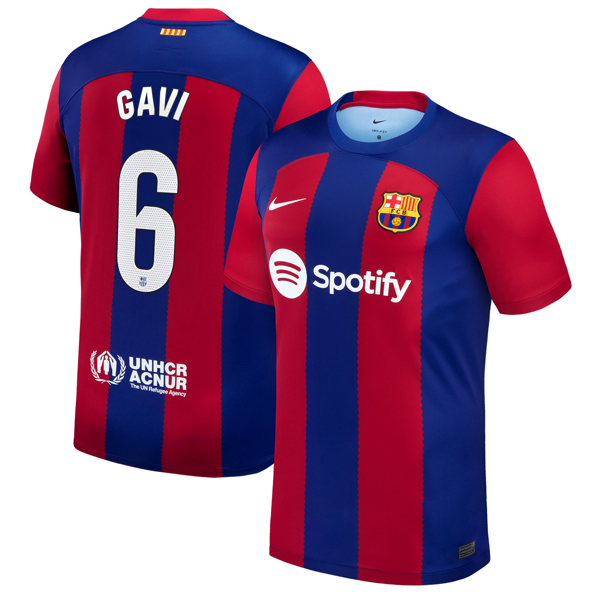 Gavi Barcelona 2023/24 Home Stadium Replica Player Jersey – Royal