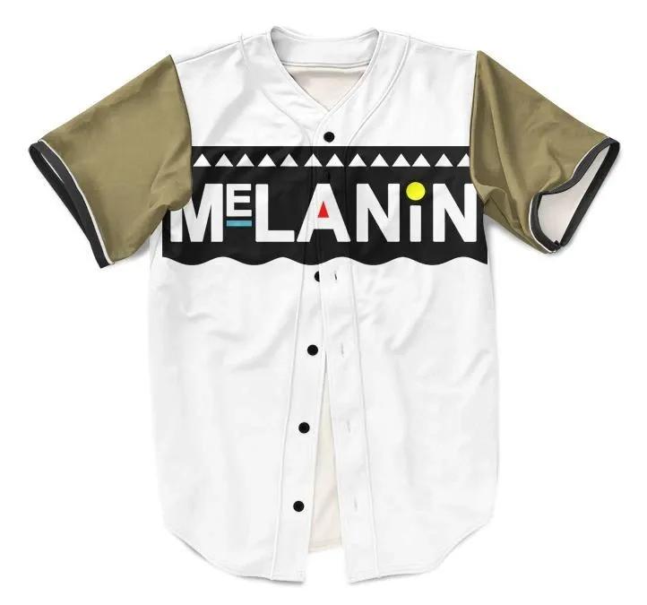 Baseball Jersey Olive Melanin-Za1241