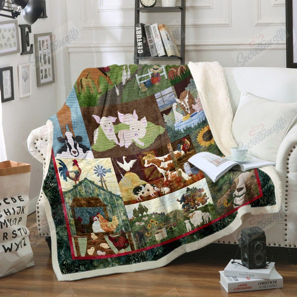 Animal In Farm Gs-Kl0909 Fleece Blanket