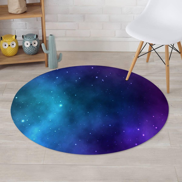 Galaxy Space Round Rug