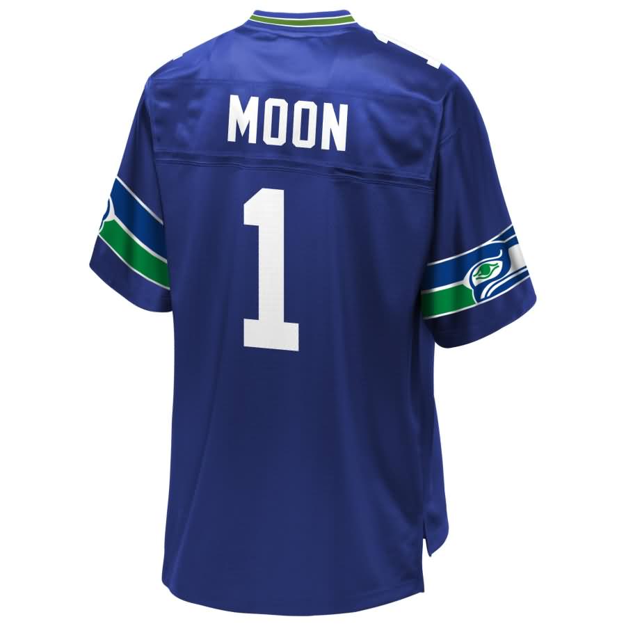 Warren Moon Seattle Seahawks NFL Pro Line Retired Player Jersey – Royal