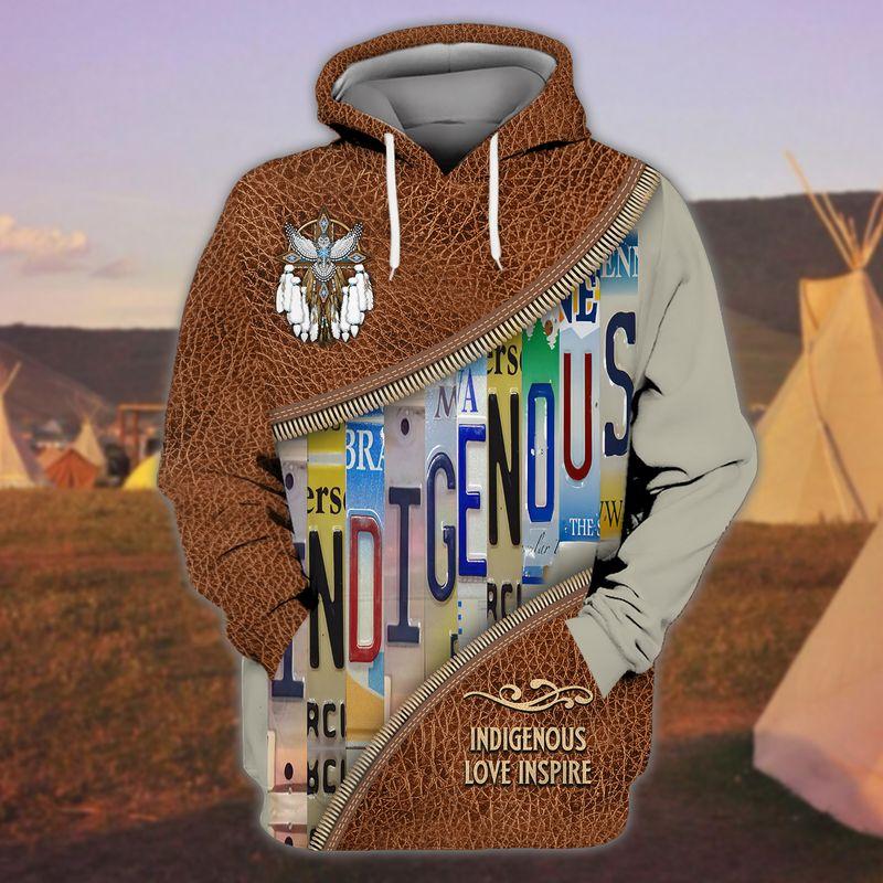 Native American Indigenous 3D Hoodie