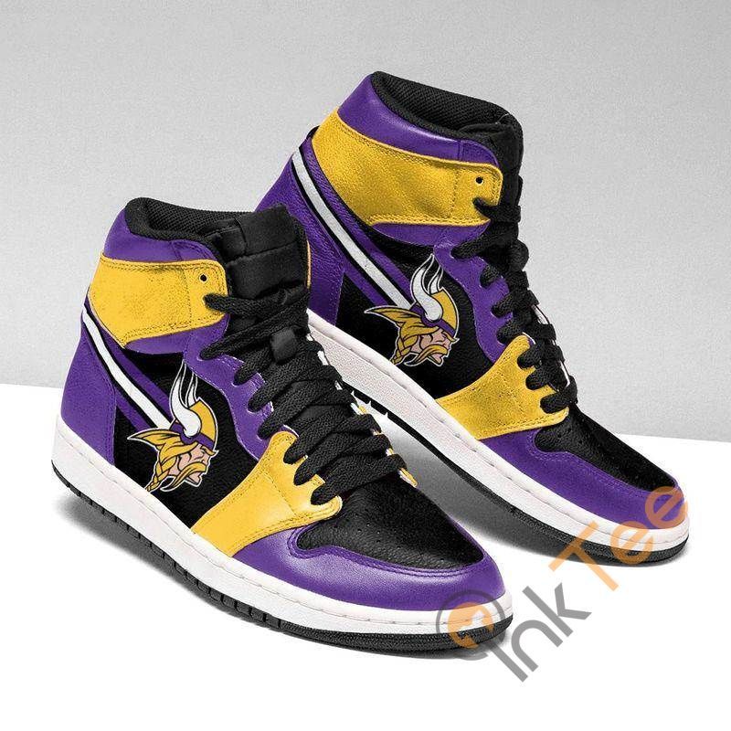 Minnesota Vikings Custom Sneaker It1960 Air Jordan Sneaker Air Jordan High Sneakers