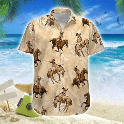 Brown Horse Rodeo Hawaii Hawaii Shirt For Men Women Ha64554