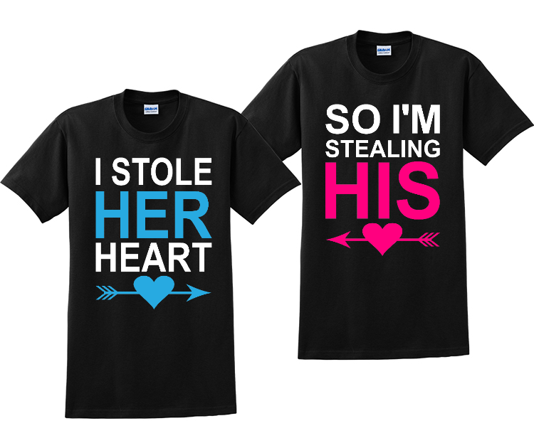 I Stole Her Heart So I’M Stealing His Couples T-Shirts