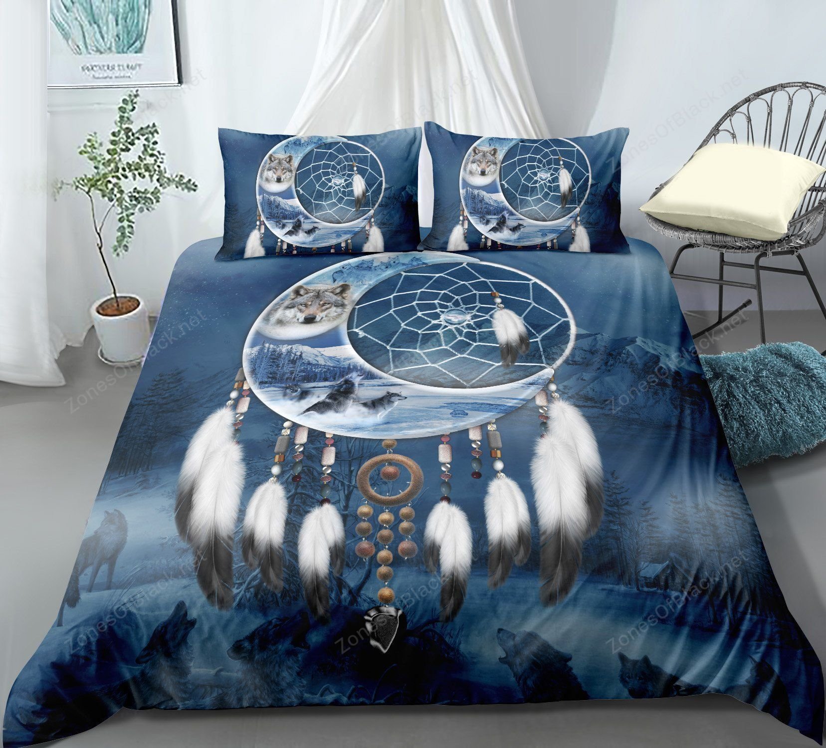 3Dindian Animal Dream Catcher Bedding Set Bedroom Decor