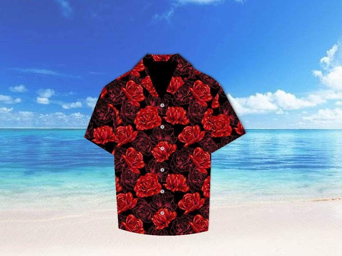 Find Hawaii Aloha Shirts Awesome Rose Ha52872