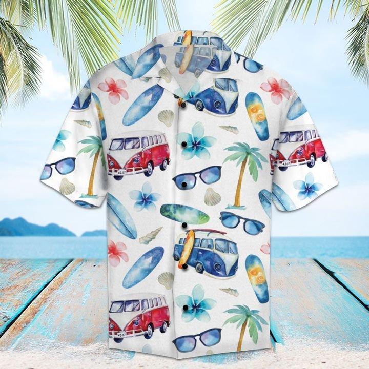 Amazing Hippie Bus Peace Life Aloha Hawaiian Shirt | For Men & For Women | Hw1403