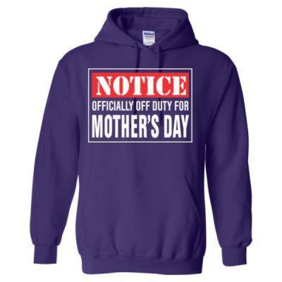 AGR Notice Officially Off Duty For Mothers Day – Heavy Blend™ Hooded Sweatshirt