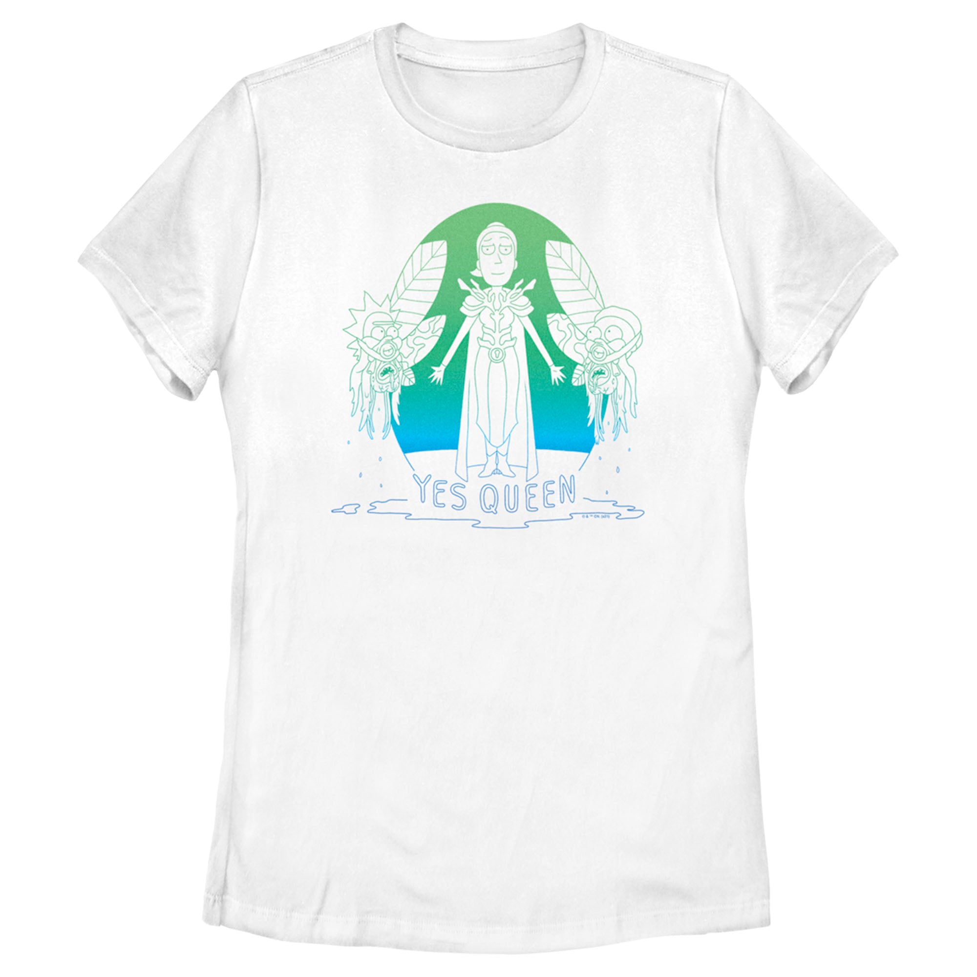 Women’S Rick And Morty Yes Queen Summer T-Shirt