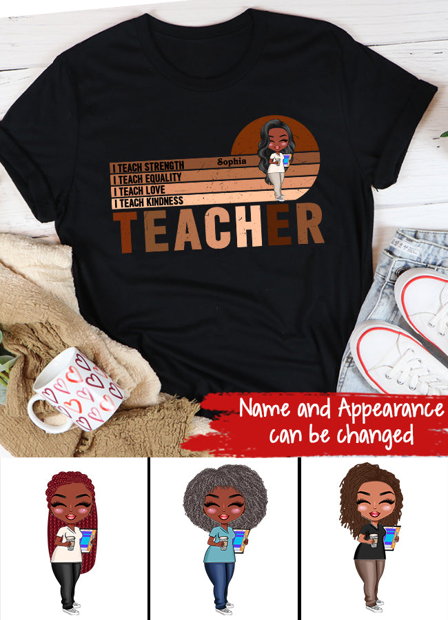 Inspirational Teacher Shirt, Black Teacher Shirt, Black History Month Shirt,Teacher Gift, African American Teacher Shirt, Black Power Shirt