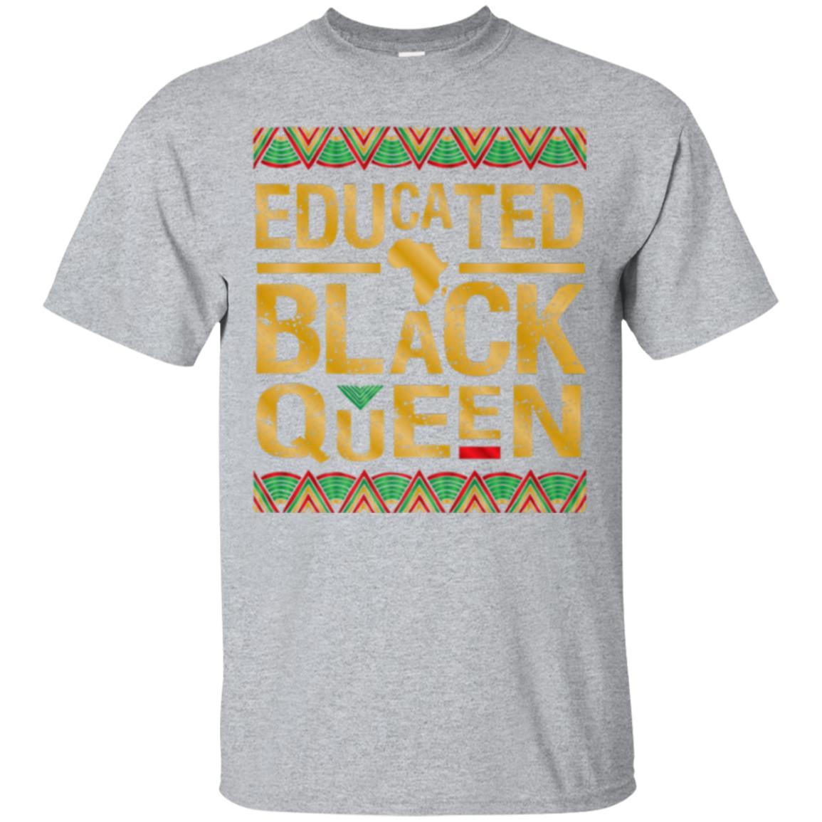 Educated Black Queen African Women T-Shirt