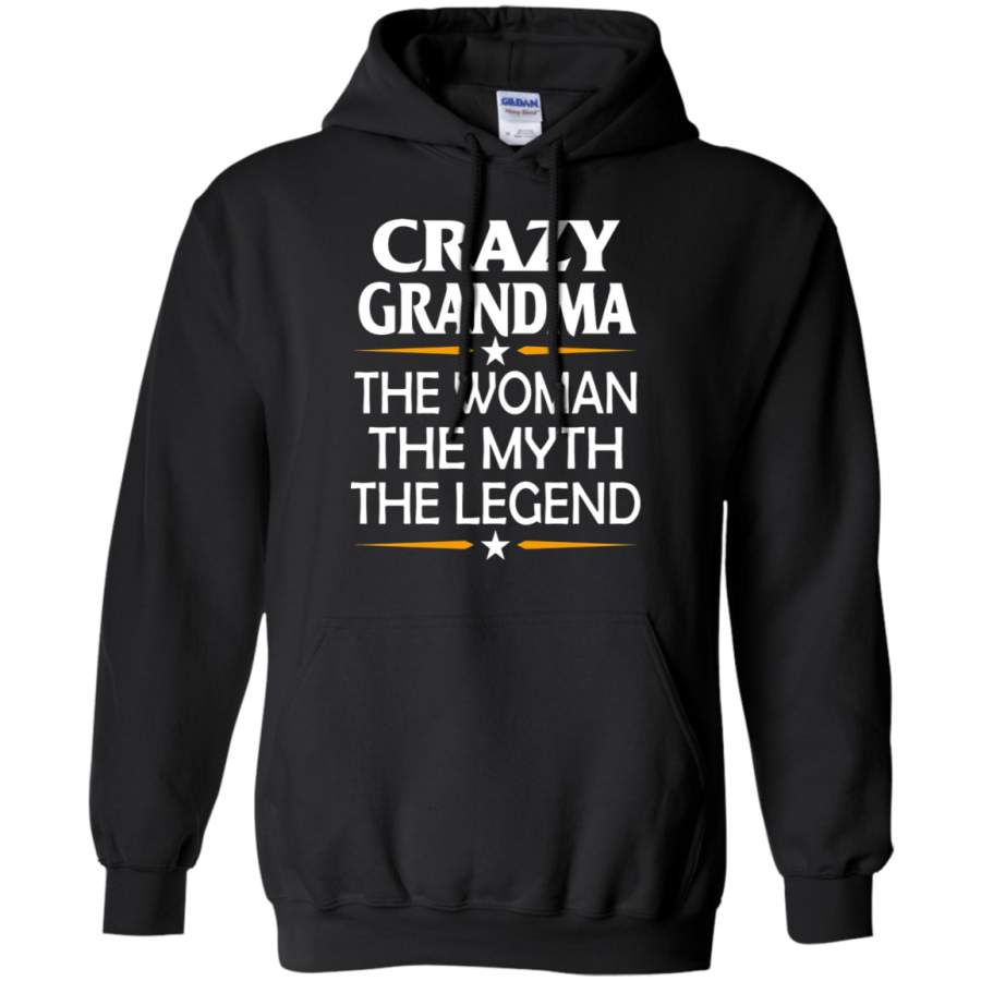 AGR Crazy Grandma The Woman The Myth The Legend Hoodie