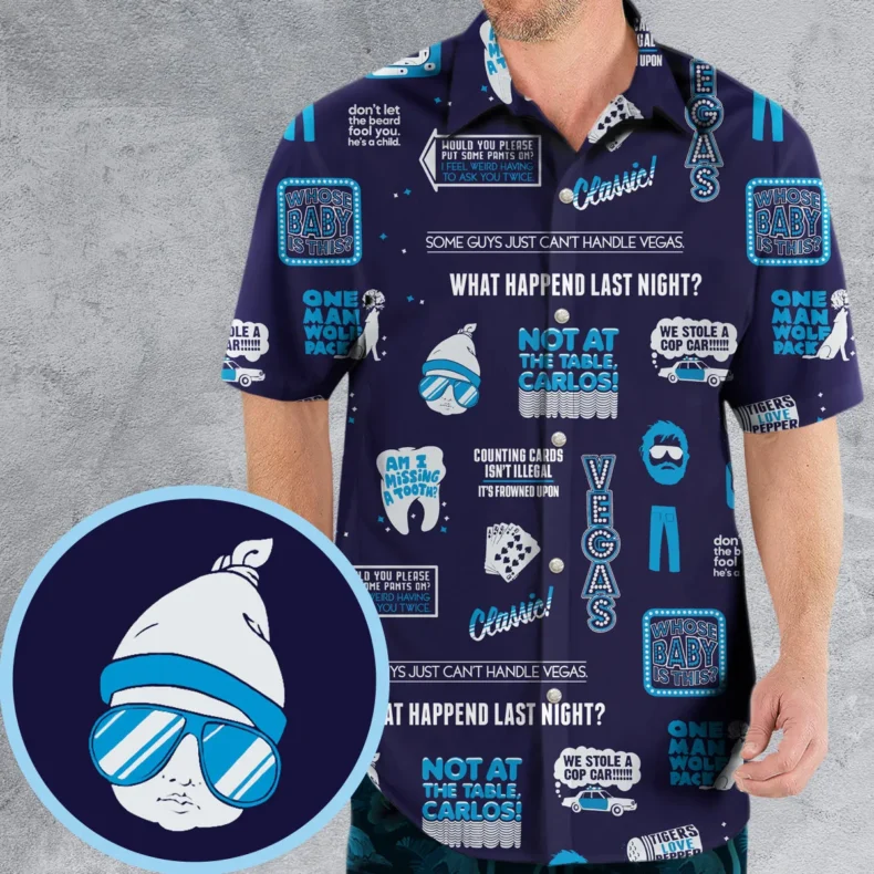 What Happened Last Night The Hangover Hawaiian Shirt