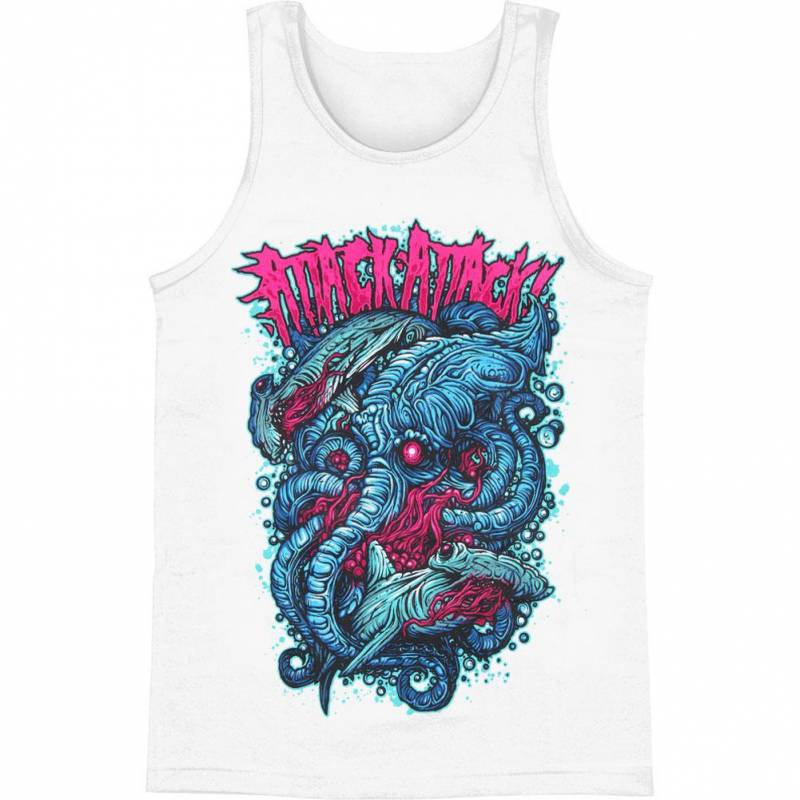 Shark Fight Mens Tank