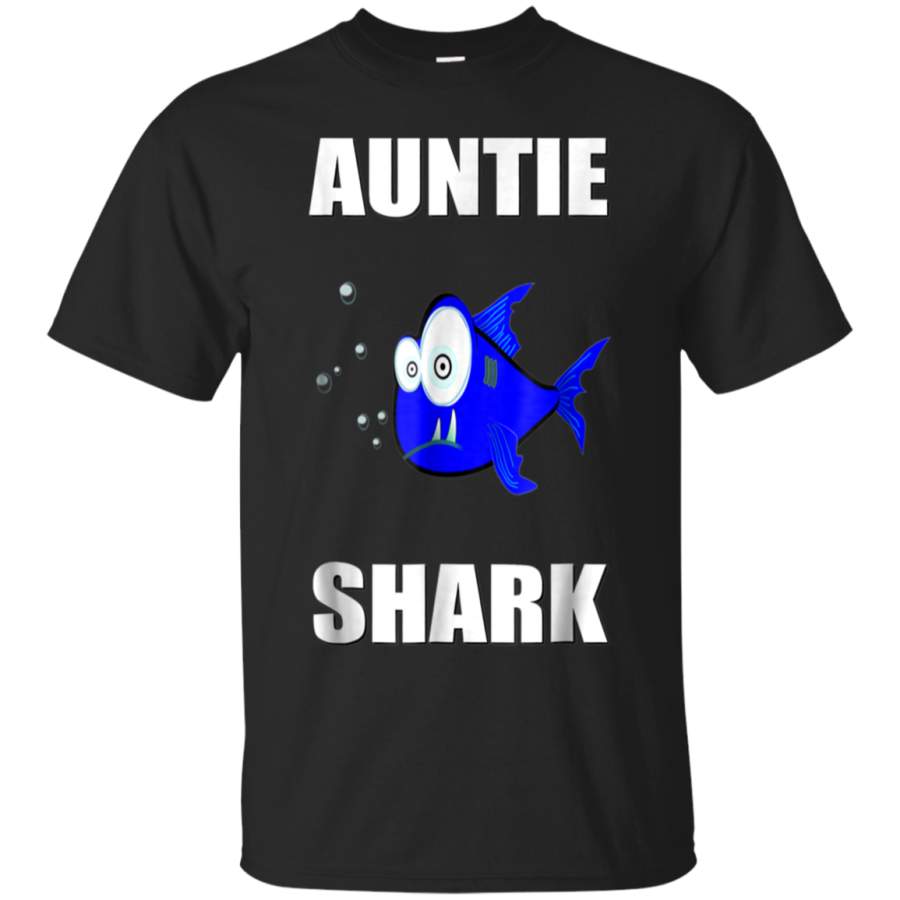 AGR Auntie Shark T-Shirt Aunt Family Matching Jawsome Party Gift