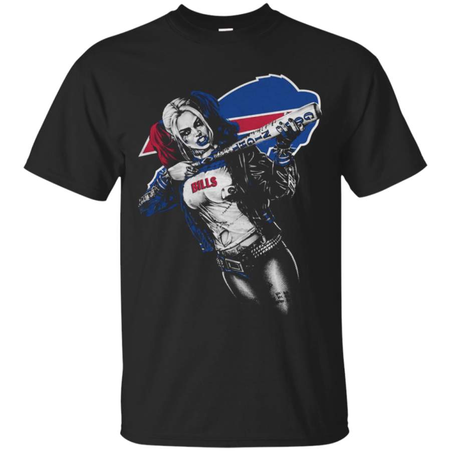 AGR Buffalo Bills Harley Quinn fan Cotton T Shirt