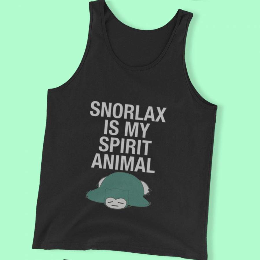 Snorlax Is My Spirit Animal Men’S Tank Top